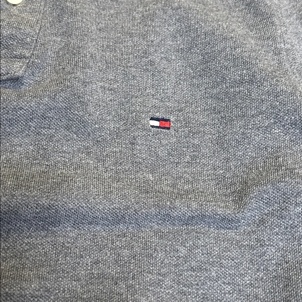 Tommy Hilfiger Heather Gray Polo Shirt - Picture 3 of 6